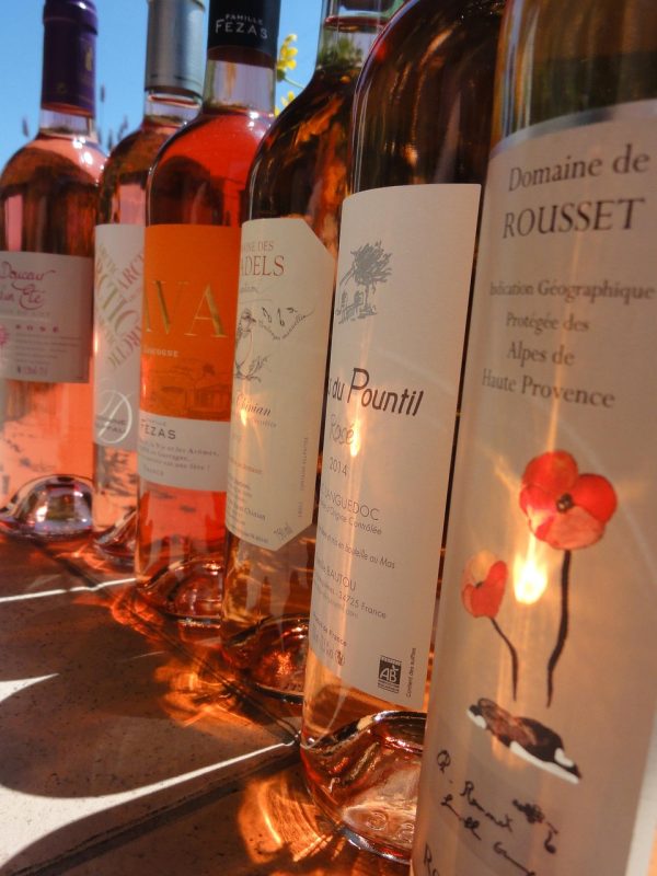 Bouteille de rosé de Provence
